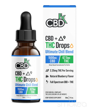CBDfx CBD + THC Ultimate Chill Tincture