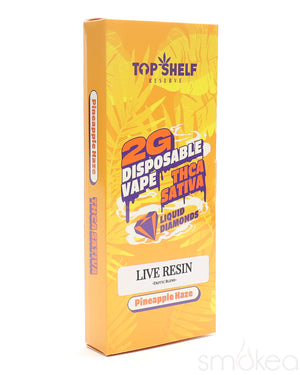 Top Shelf Hemp 2g Liquid Diamonds Blend Vape - Pineapple Haze