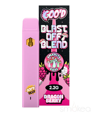 Goo'd Blast Off Blend Mushroom Vape - Dragon Berry