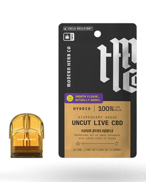 Modern Herb Co Live CBD Uncut Pod Refill - Sour Pineapple