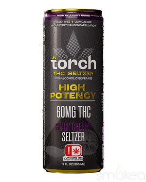 Torch 60mg High Potency THC Seltzer - Black Cherry