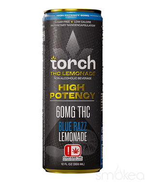 Torch 60mg High Potency THC Seltzer - Blue Razz Lemonade
