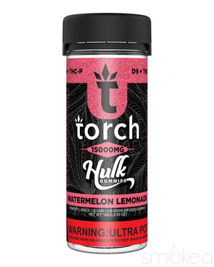 Torch 15000mg Delta 9 + THCP Hulk Gummies - Watermelon Lemonade