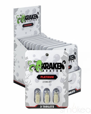 Kraken Kratom Platinum Chewable Tablets (3-Pack)