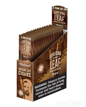 Zig Zag Natural Leaf Rough Cut Cigars (2-Pack)