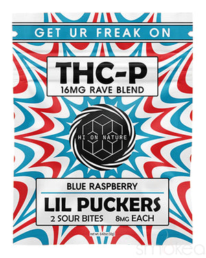 Hi On Nature Lil Puckers THCP Gummies - Blue Raspberry