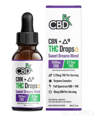 CBDfx CBD + THC Sweet Dreams Tincture