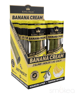 King Palm Slim Banana Cream Pre-Rolled Cones (2-Pack)