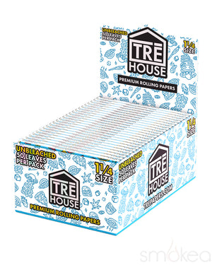 TRĒ House 1 1/4 Premium Unbleached Rolling Papers