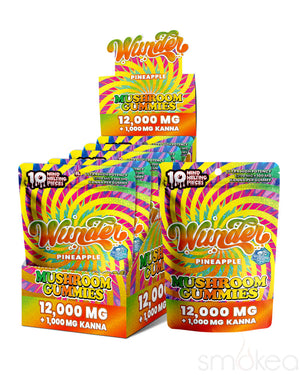 Wunder High Potency Entheogenic Mushroom + Kanna Gummies - Pineapple