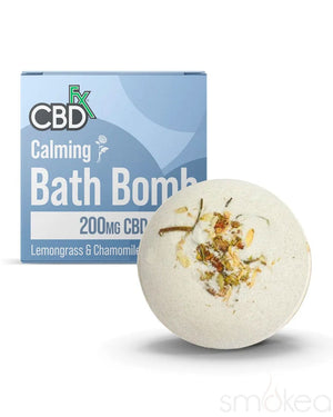 CBDfx Calming CBD Bath Bomb - Lemongrass Chamomile