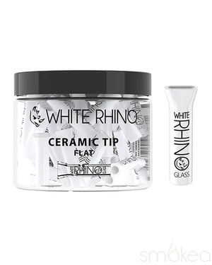 White Rhino Flat Ceramic Rolling Tip