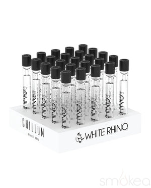White Rhino Glass Chillum w/ Silicone Cap
