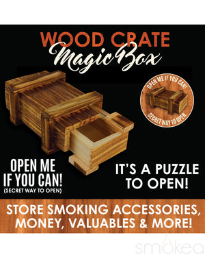 Smokezilla Wood Crate Magic Box (6pc Display)