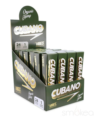 Vibes King Size Organic Hemp Cubano Cone
