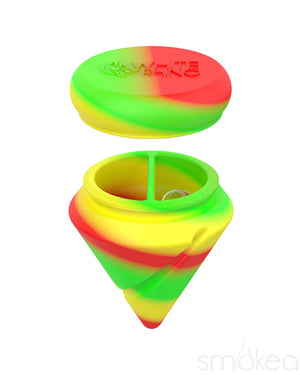 White Rhino Silicone Diamond Spinner Jar Carb Cap w/ Terp Ball