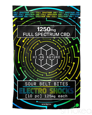 Hi On Nature 1250mg CBD Electro Shocks Sour Belts