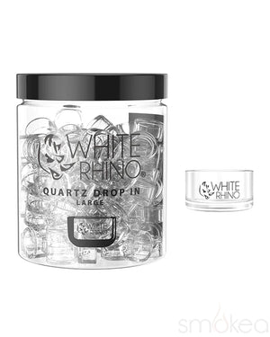 White Rhino Quartz Drop-In Dish