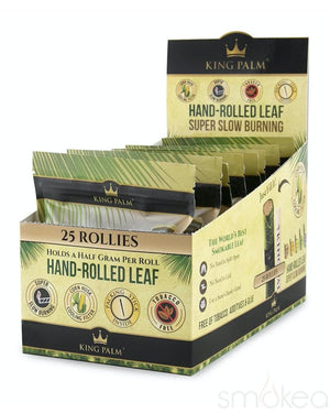 King Palm Rollies Natural Pre-Rolled Cones (25-Pack)
