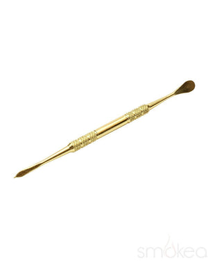 SMOKEA Gold Double Sided Titanium Dab Tool - SMOKEA