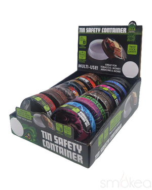 Smokezilla Tin Safety Storage Container (12pc Display)