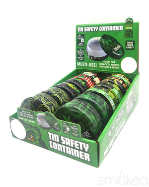 Smokezilla Tin Safety Storage Container (12pc Display)