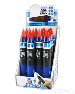 Torch Blue Torch Stick Butane Lighter w/ Bottle Opener