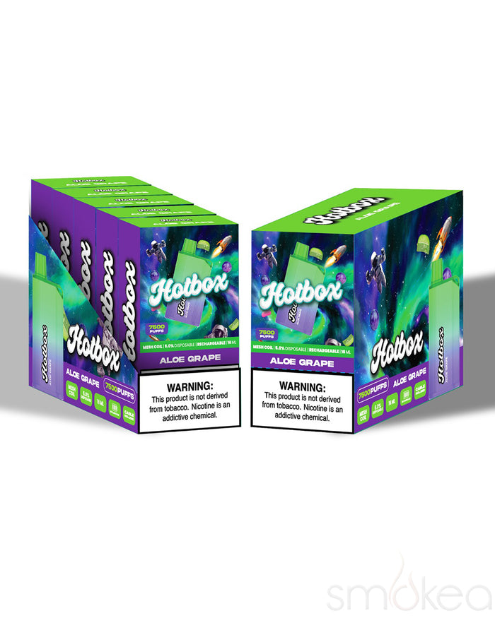 Hotbox 7500 Puff Disposable Vape - Aloe Grape