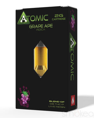 Atomic Delta 2g Delta 8 + THCP Live Resin Cartridge - Grape Ape