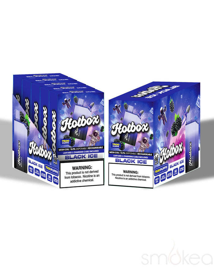 Hotbox 7500 Puff Disposable Vape - Black Ice