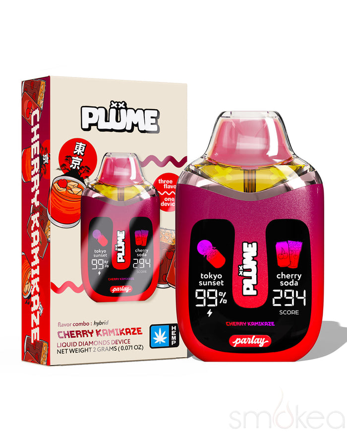 Plume Parlay 2g Liquid Live Diamonds Blend Vape - Cherry Kamikaze