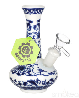 SeshGear Chinese Oval Vase Ceramic Bong