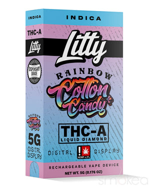 Runtz x Litty 5g THCA Signature Blend Vape - Rainbow Cotton Candy