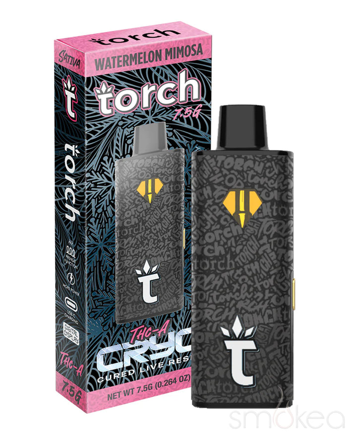 Torch 7.5g Cryo THCA Cured Live Resin Vape - Watermelon Mimosa