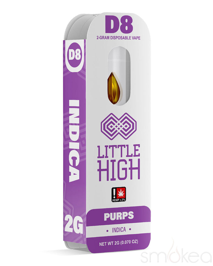Little High 2g Delta 8 Vape - Purps