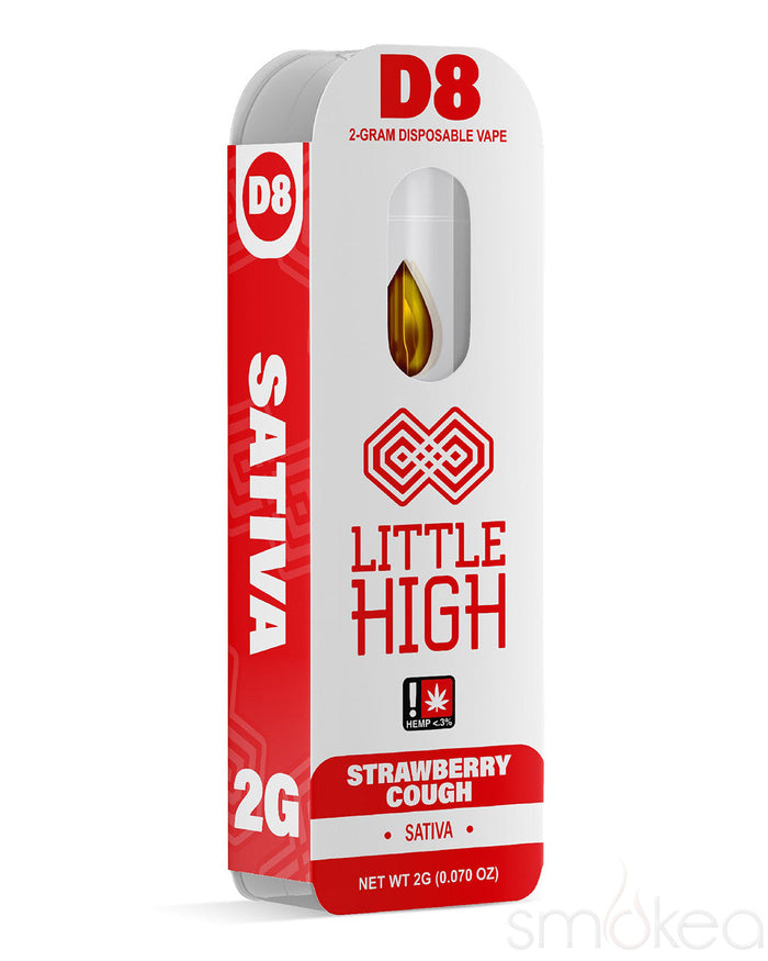Little High 2g Delta 8 Vape - Strawberry Cough