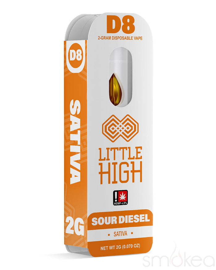 Little High 2g Delta 8 Vape - Sour Diesel