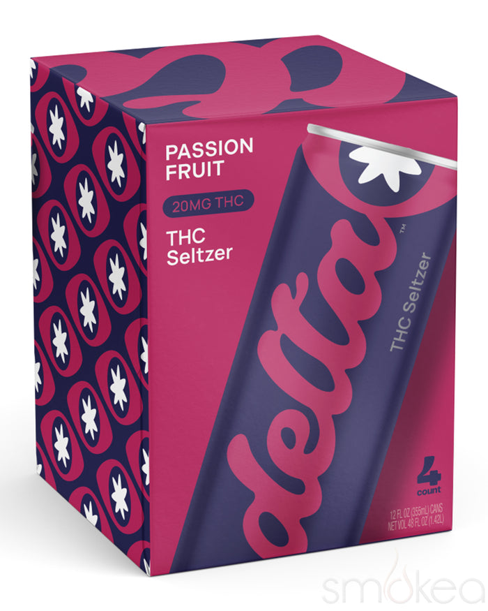 Delta Beverages 20mg THC Seltzer - Passion Fruit