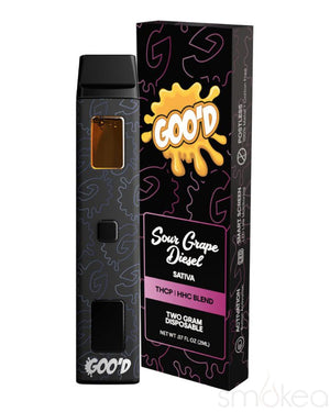 Goo'd 2g THCP Blend Vape - Sour Grape Diesel