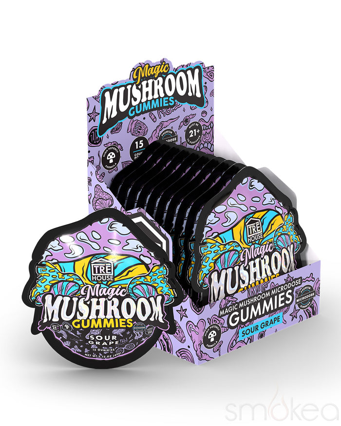 TRĒ House Magic Mushroom Gummies - Sour Grape (15-Pack)