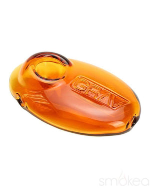 GRAV 3" Pebble Hand Pipe Amber