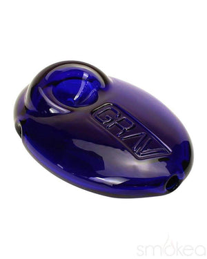 GRAV 3" Pebble Hand Pipe Blue