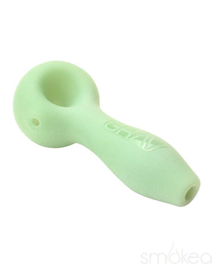 GRAV 4" Sandblasted Spoon Hand Pipe Mint