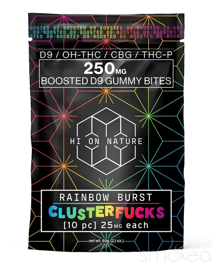 Hi On Nature 250mg Boosted Delta 9 Clusterfucks Gummy Bites