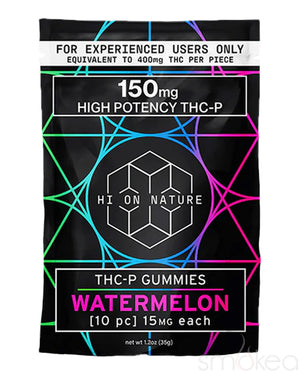 Hi On Nature 150mg High Potency THCP Watermelon Gummies