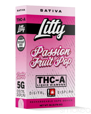 Runtz x Litty 5g THCA Signature Blend Vape - Passion Fruit Pop