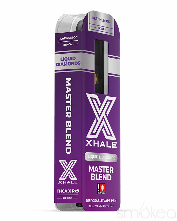 Xhale 2g Liquid Diamonds Master Blend Vape - Platinum OG