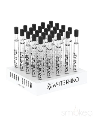 White Rhino V2 Pyrex Glass Straw