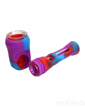 SMOKEA Silicone/Glass 2-in-1 Pipe & Chillum - SMOKEA®