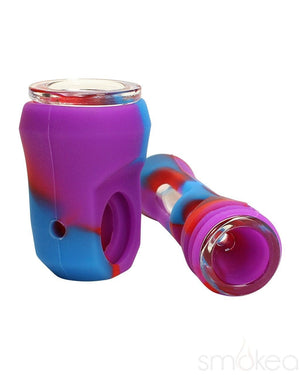 SMOKEA Silicone/Glass 2-in-1 Pipe & Chillum - SMOKEA®